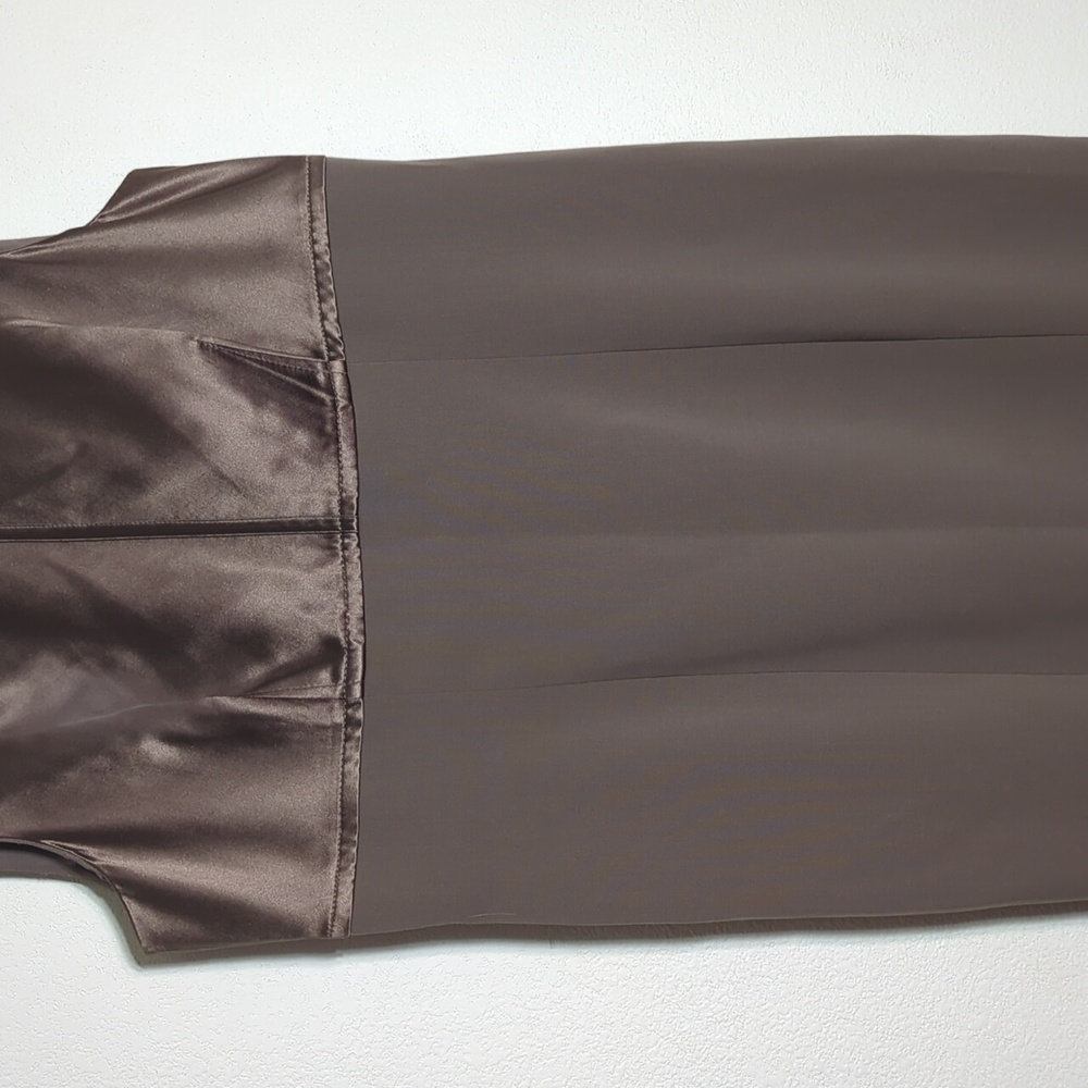 Worth Womens Sheath Dress 100% Silk Wool Quiet Luxury Old Money Luxe 8 Petite - Picture 9 of 12